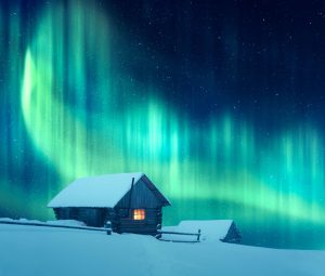 Finnland-Polarlichte