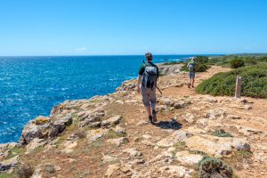 Wanderer Menorca Wandern Kueste