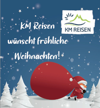 KM Reisen wünscht Frohe Weihnachten