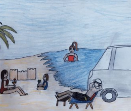 Jette träumt von Familienurlaub am Meer